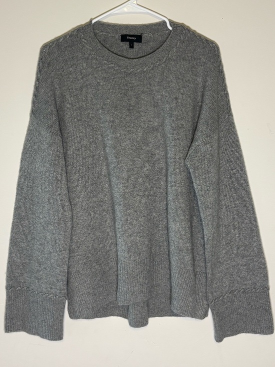 Theory Sweaters - Theory Karenia Whipstitche Super Soft Thick 100% Cashmere Sweater Large NWOT